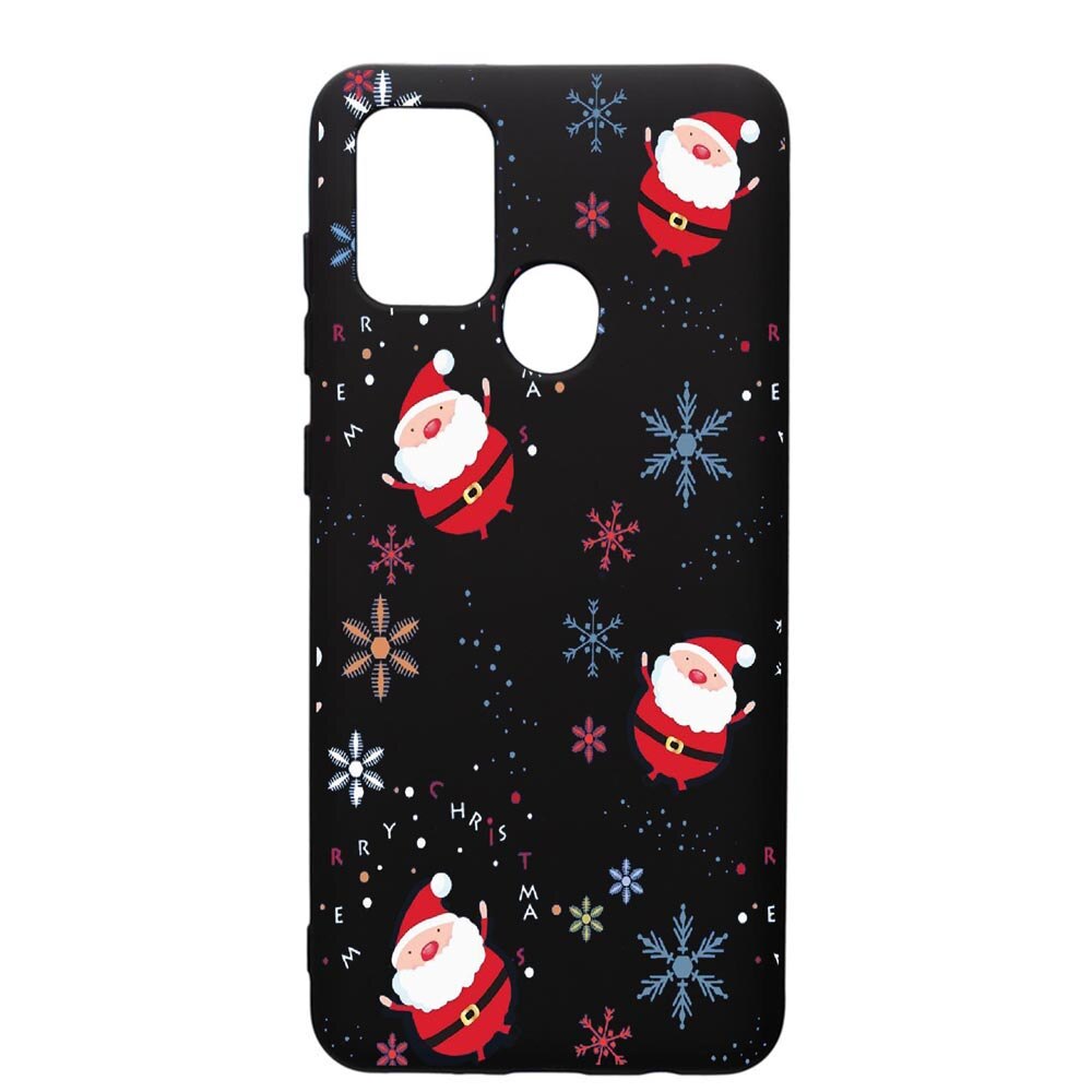Husa de protectie Samsung Galaxy A21, Xmas, silicon, cu interiorul din material textil, protectie camera, PB308