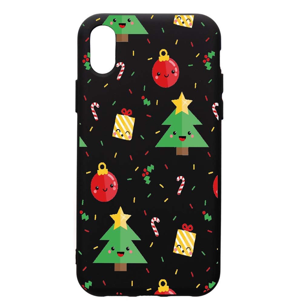 Husa de protectie Samsung Galaxy A01, Xmas, silicon, cu interiorul din material textil, protectie camera, PB309