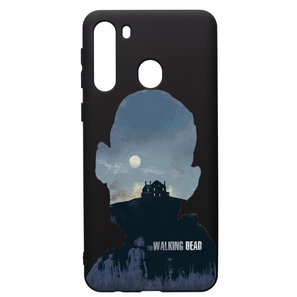 Husa de protectie Samsung Galaxy A21S, The Walking Dead, silicon, cu interiorul din material textil, protectie camera, PB303