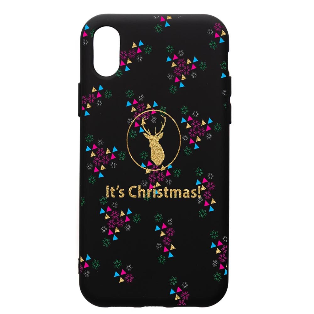 Husa de protectie Apple iPhone XS Max, Xmas, silicon, cu interiorul din material textil, protectie camera, PB313
