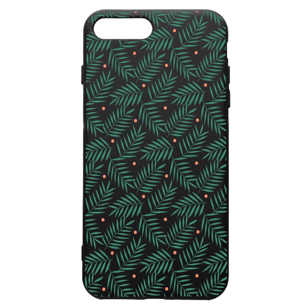 Husa de protectie Apple iPhone 8 Plus / iPhone 7 Plus, Xmas, silicon, cu interiorul din material textil, protectie camera, PB310