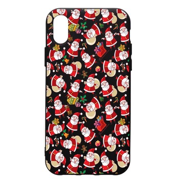 Husa de protectie Apple iPhone XR, Xmas, silicon, cu interiorul din material textil, protectie camera, PB315 Husa de protectie Apple iPhone XR, Xmas, silicon, cu interiorul din material textil, protectie camera, PB315