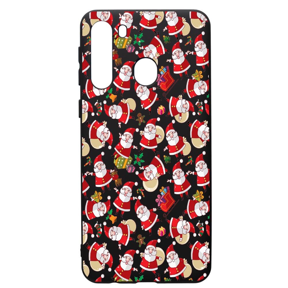 Husa de protectie Samsung Galaxy A21S, Xmas, silicon, cu interiorul din material textil, protectie camera, PB315