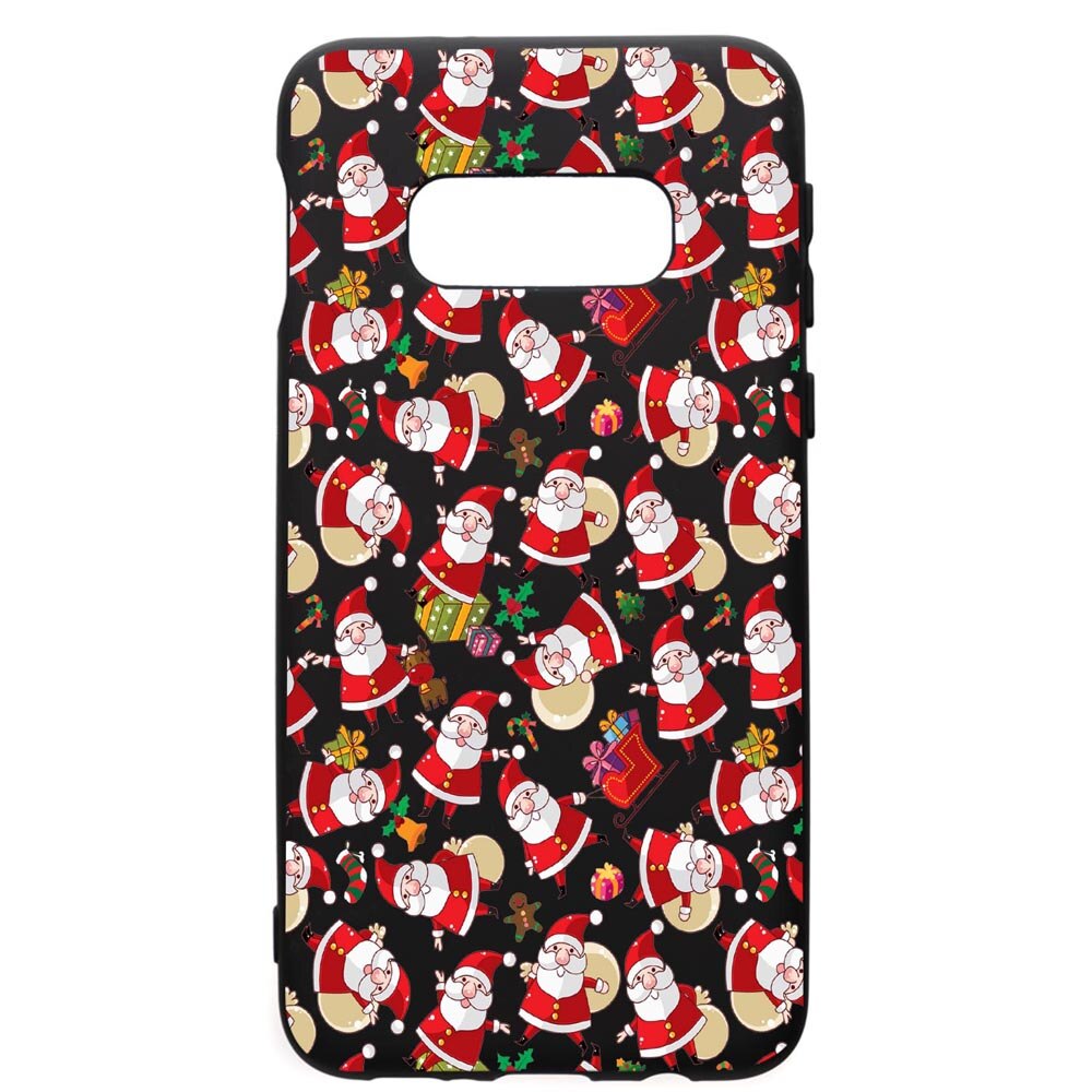 Husa de protectie Samsung Galaxy S10E, Xmas, silicon, cu interiorul din material textil, protectie camera, PB315