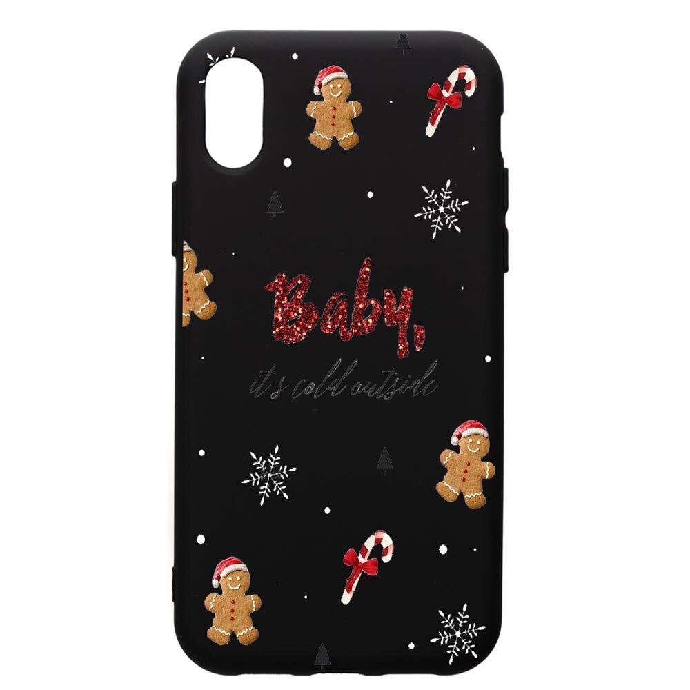 Husa de protectie Samsung Galaxy A01, Xmas, silicon, cu interiorul din material textil, protectie camera, PB319