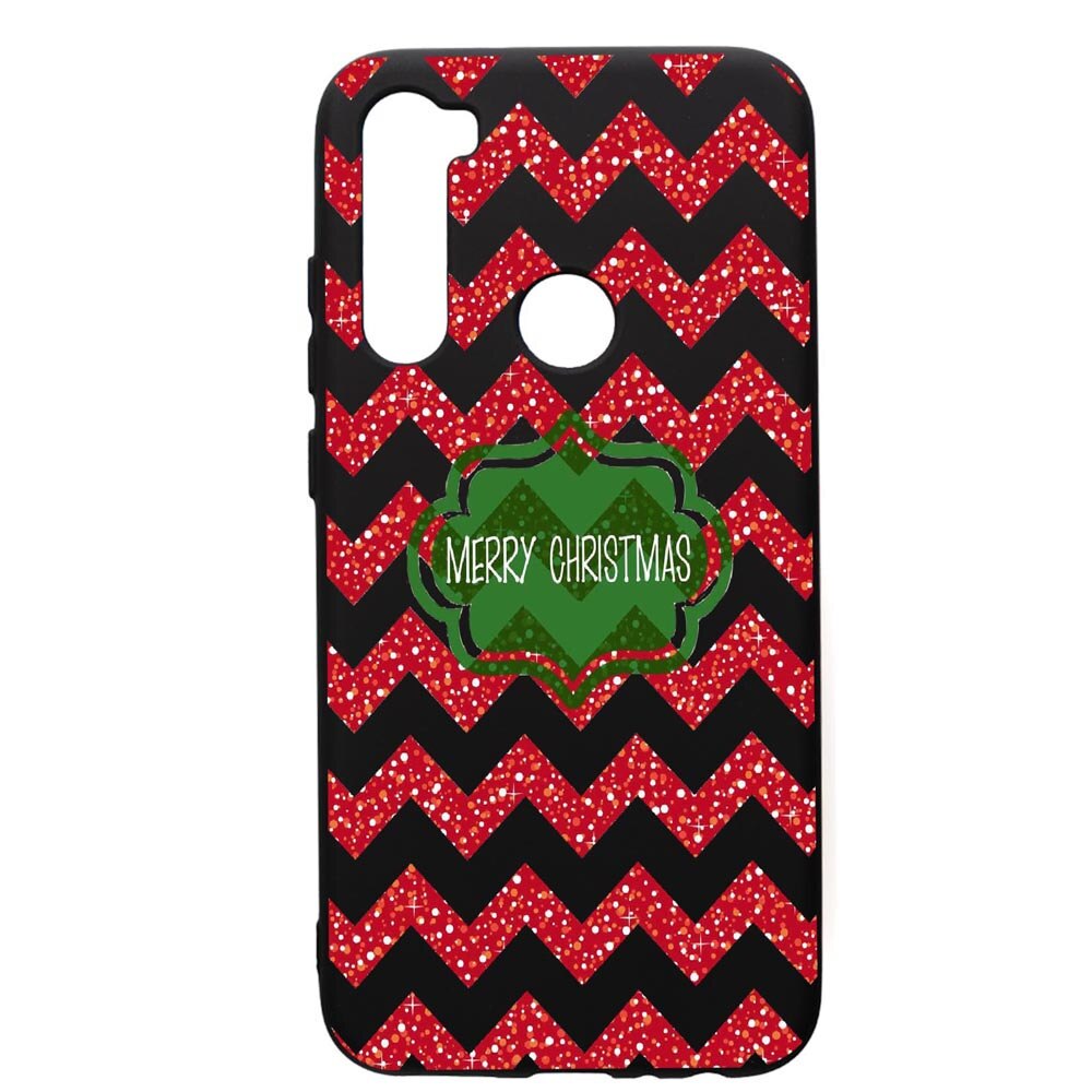 Husa de protectie Xiaomi Redmi Note 8, Xmas, silicon, cu interiorul din material textil, protectie camera, PB316