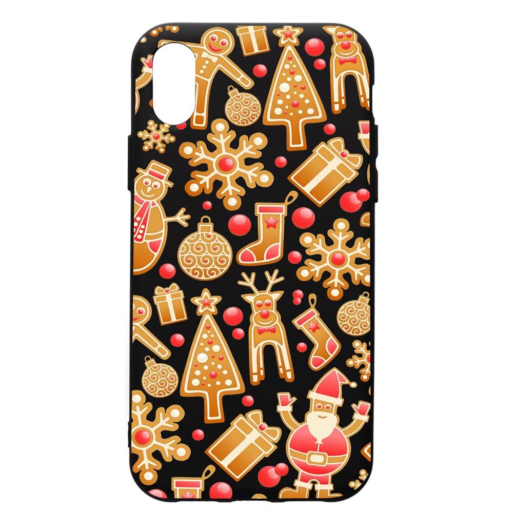 Husa de protectie Apple iPhone XR, Xmas, silicon, cu interiorul din material textil, protectie camera, PB317