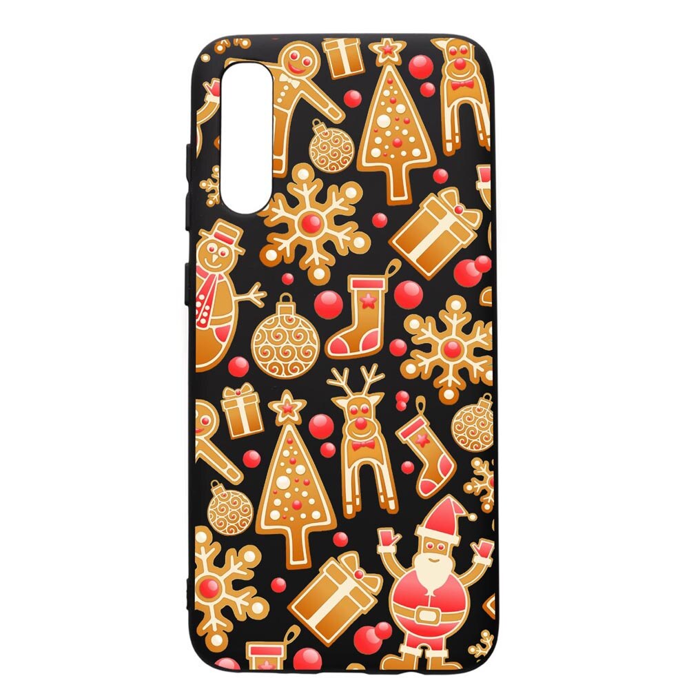 Husa de protectie Samsung Galaxy A50, Xmas, silicon, cu interiorul din material textil, protectie camera, PB317