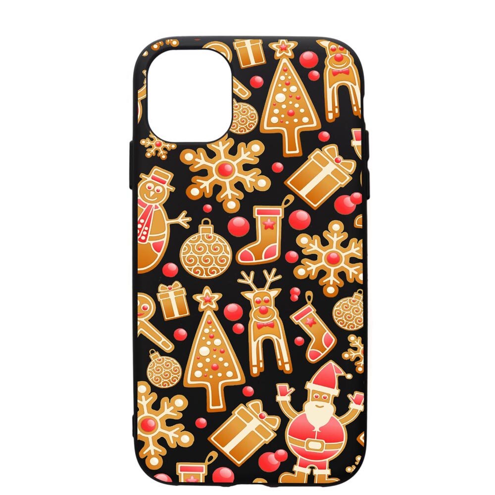 Husa de protectie Apple iPhone 11 Pro Max, Xmas, silicon, cu interiorul din material textil, protectie camera, PB317