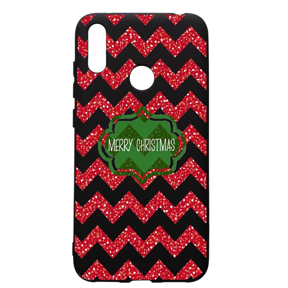 Husa de protectie Huawei Y7 2019, Xmas, silicon, cu interiorul din material textil, protectie camera, PB316