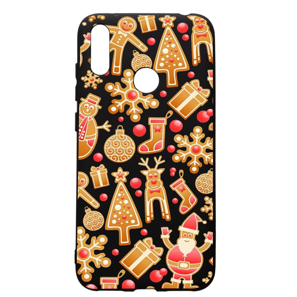 Husa de protectie Huawei Y7 2019, Xmas, silicon, cu interiorul din material textil, protectie camera, PB317