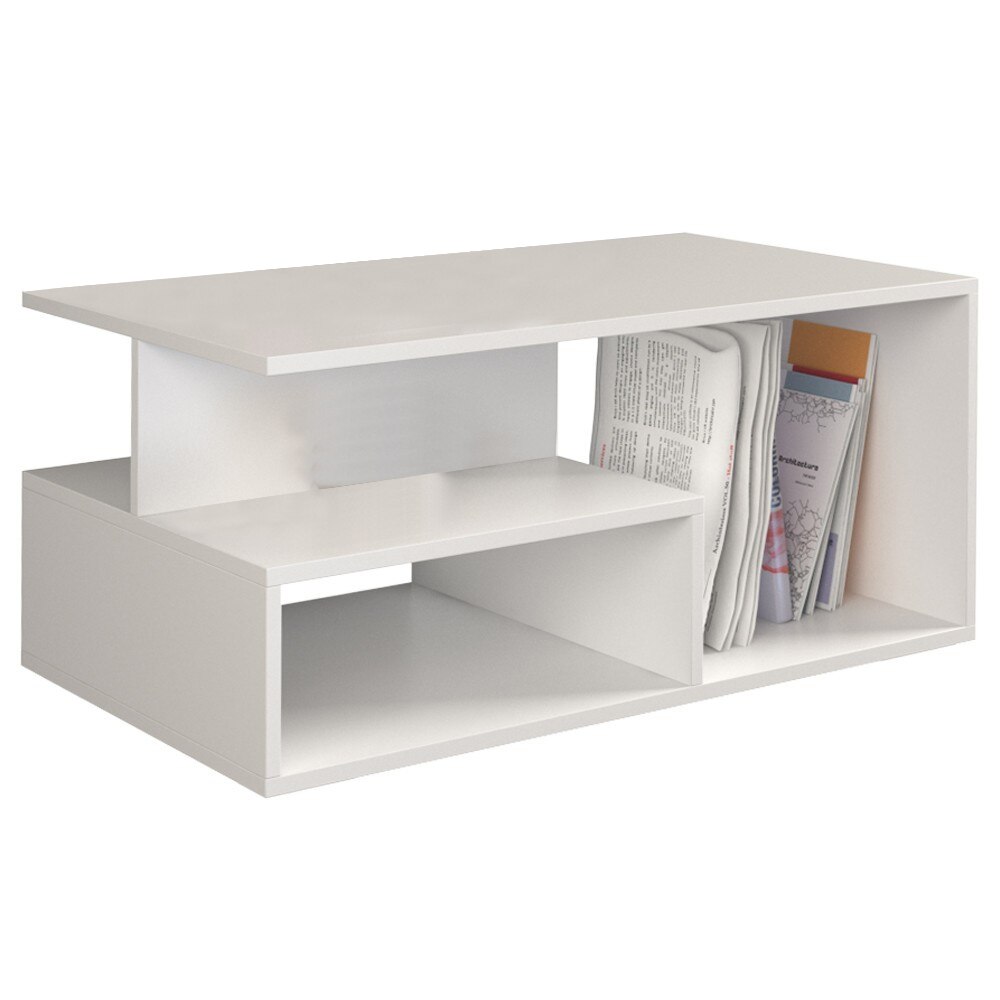 Masuta cafea Drohmo Prima, 90x51x43, alb