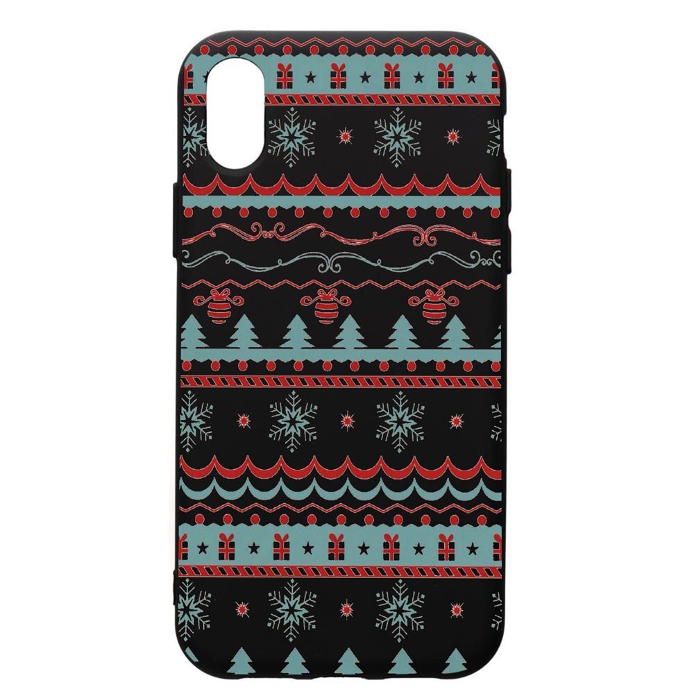 Husa de protectie Apple iPhone XS Max, Xmas, silicon, cu interiorul din material textil, protectie camera, PB321