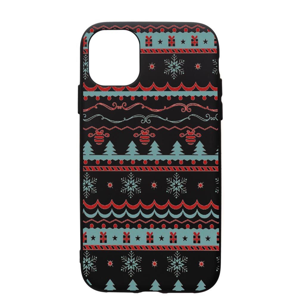 Husa de protectie Apple iPhone 12 Mini, Xmas, silicon, cu interiorul din material textil, protectie camera, PB321