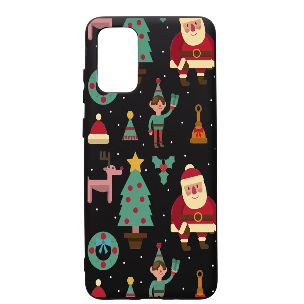 Husa de protectie Samsung Galaxy A51, Xmas, silicon, cu interiorul din material textil, protectie camera, PB320