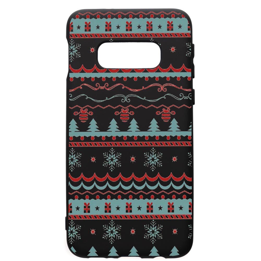 Husa de protectie Samsung Galaxy S10E, Xmas, silicon, cu interiorul din material textil, protectie camera, PB321