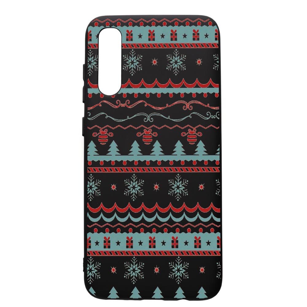 Husa de protectie Samsung Galaxy A70, Xmas, silicon, cu interiorul din material textil, protectie camera, PB321