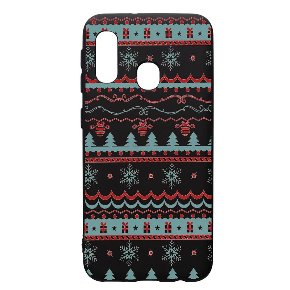 Husa de protectie Samsung Galaxy A20E, Xmas, silicon, cu interiorul din material textil, protectie camera, PB321