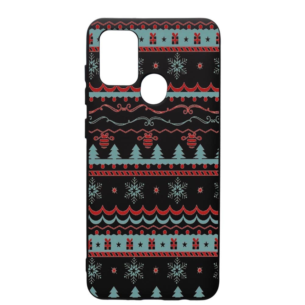Husa de protectie Samsung Galaxy A21, Xmas, silicon, cu interiorul din material textil, protectie camera, PB321