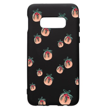 Husa de protectie Samsung Galaxy S10E, Xmas, silicon, cu interiorul din material textil, protectie camera, PB339 Husa de protectie Samsung Galaxy S10E, Xmas, silicon, cu interiorul din material textil, protectie camera, PB339