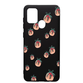 Husa de protectie Samsung Galaxy A21, Xmas, silicon, cu interiorul din material textil, protectie camera, PB339 Husa de protectie Samsung Galaxy A21, Xmas, silicon, cu interiorul din material textil, protectie camera, PB339