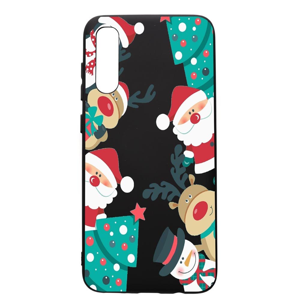Husa de protectie Samsung Galaxy A30S, Xmas, silicon, cu interiorul din material textil, protectie camera, PB338