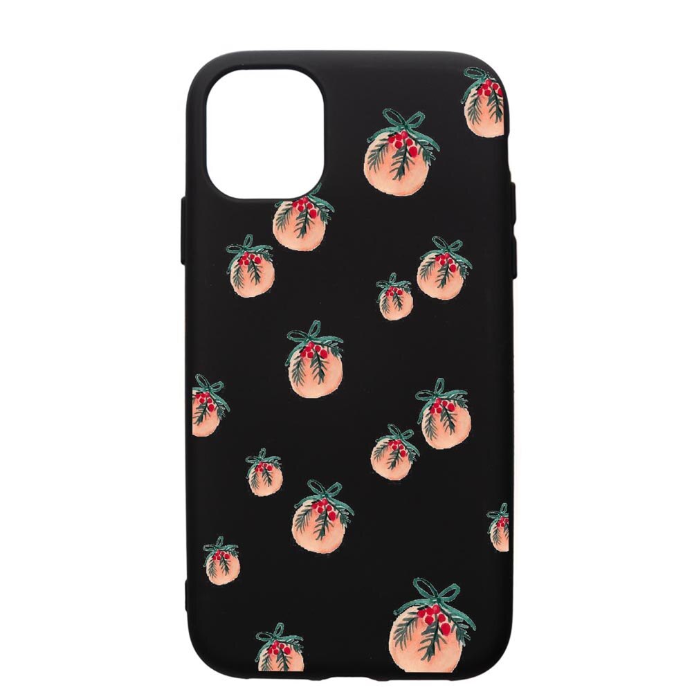 Husa de protectie Apple iPhone 12, Xmas, silicon, cu interiorul din material textil, protectie camera, PB339