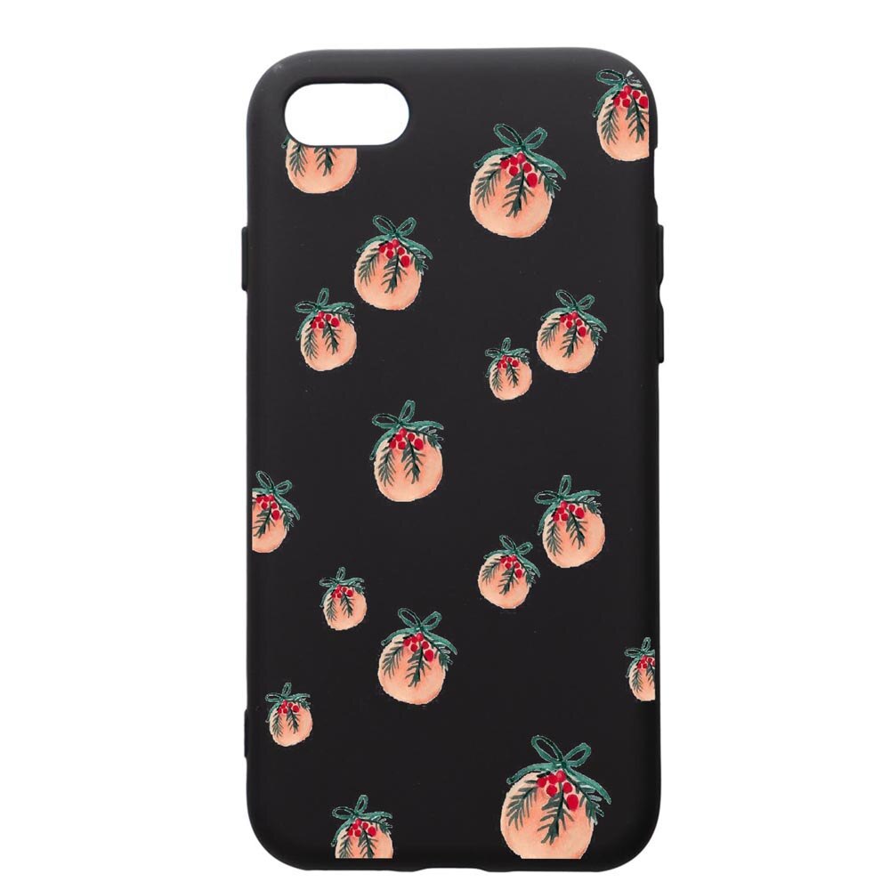 Husa de protectie Apple iPhone SE 2 / iPhone 8 / iPhone 7, Xmas, silicon, cu interiorul din material textil, protectie camera, PB339