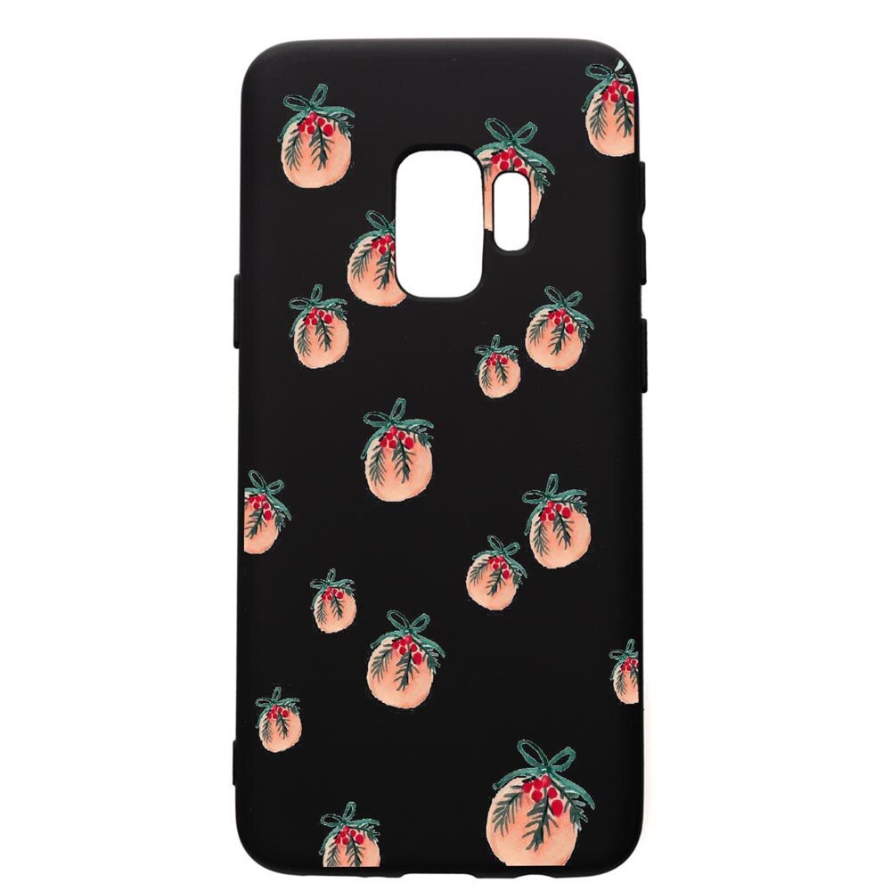 Husa de protectie Samsung Galaxy S9, Xmas, silicon, cu interiorul din material textil, protectie camera, PB339