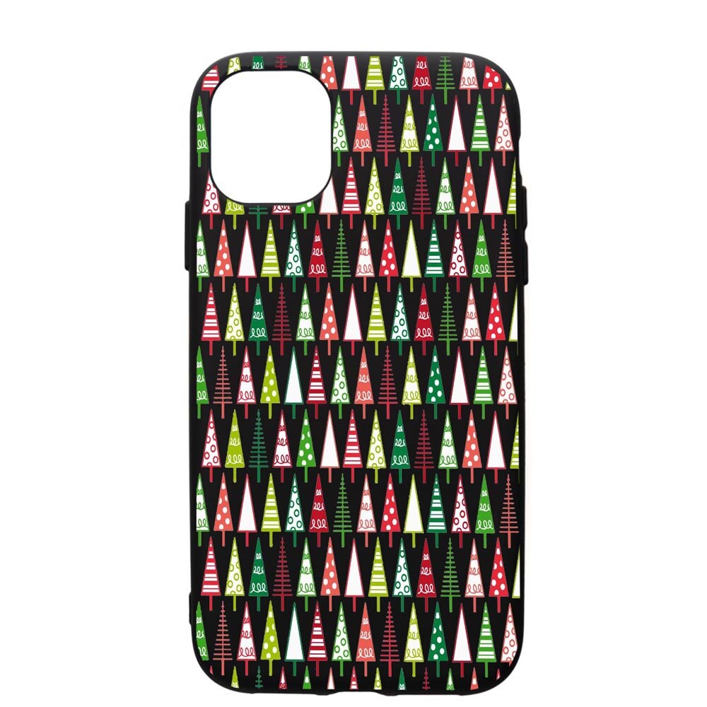 Husa de protectie Apple iPhone 12, Xmas, silicon, cu interiorul din material textil, protectie camera, PB340