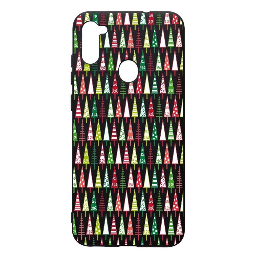 Husa de protectie Samsung Galaxy A11, Xmas, silicon, cu interiorul din material textil, protectie camera, PB340