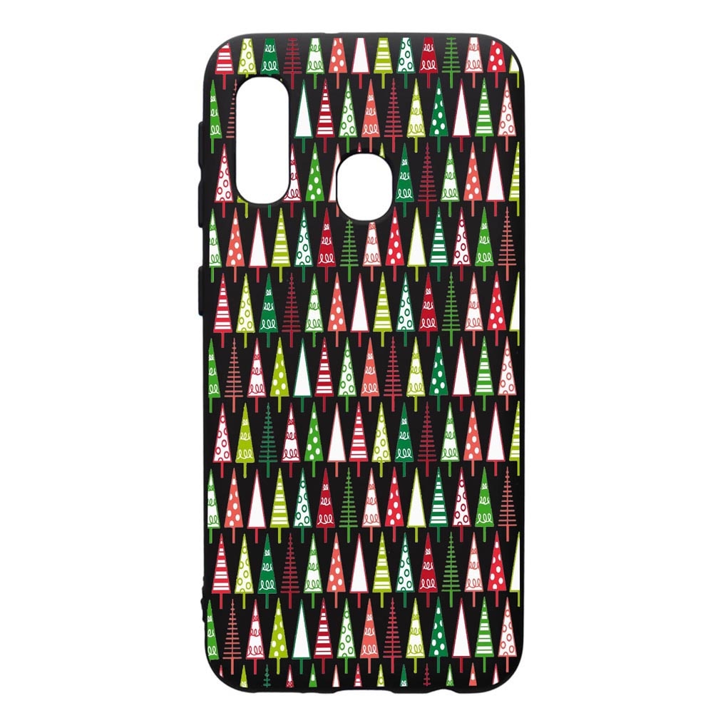 Husa de protectie Samsung Galaxy A20E, Xmas, silicon, cu interiorul din material textil, protectie camera, PB340