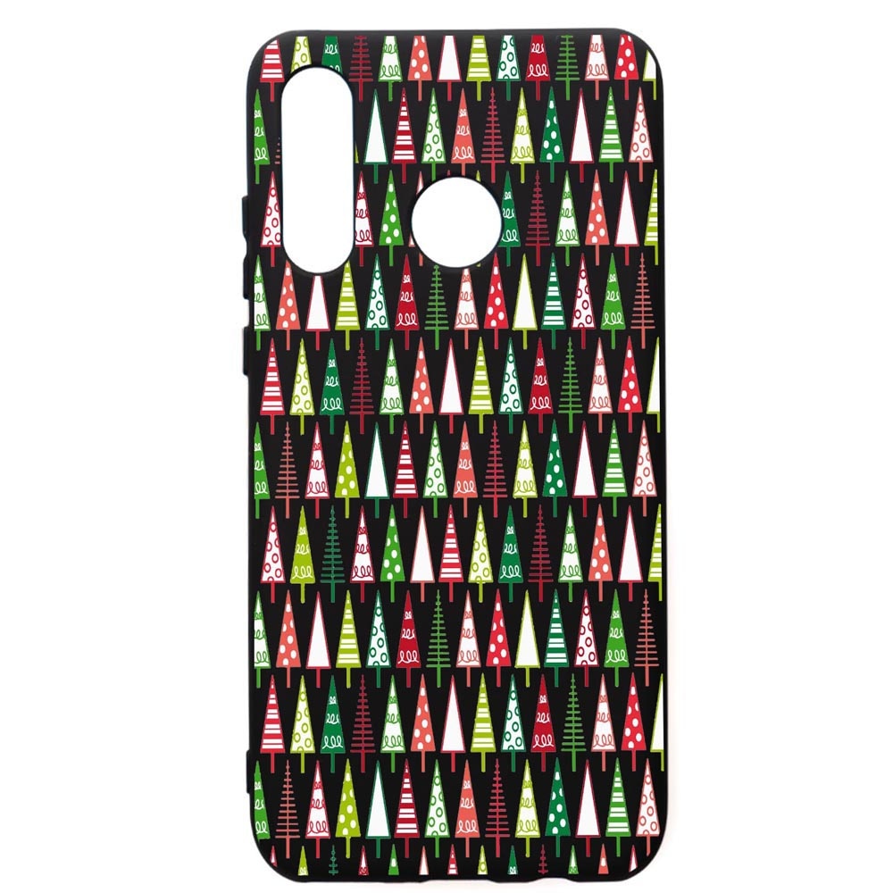 Husa de protectie Huawei P30 Lite, Xmas, silicon, cu interiorul din material textil, protectie camera, PB340