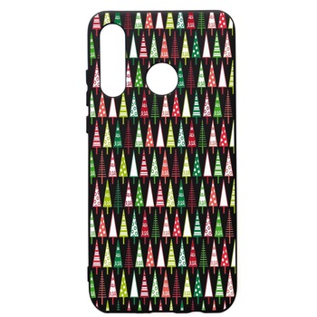 Husa de protectie Huawei P30 Lite, Xmas, silicon, cu interiorul din material textil, protectie camera, PB340 Husa de protectie Huawei P30 Lite, Xmas, silicon, cu interiorul din material textil, protectie camera, PB340