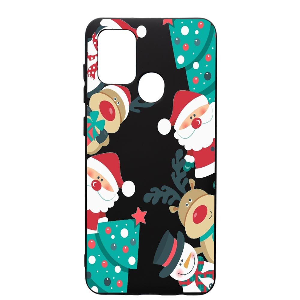 Husa de protectie Samsung Galaxy A21, Xmas, silicon, cu interiorul din material textil, protectie camera, PB338