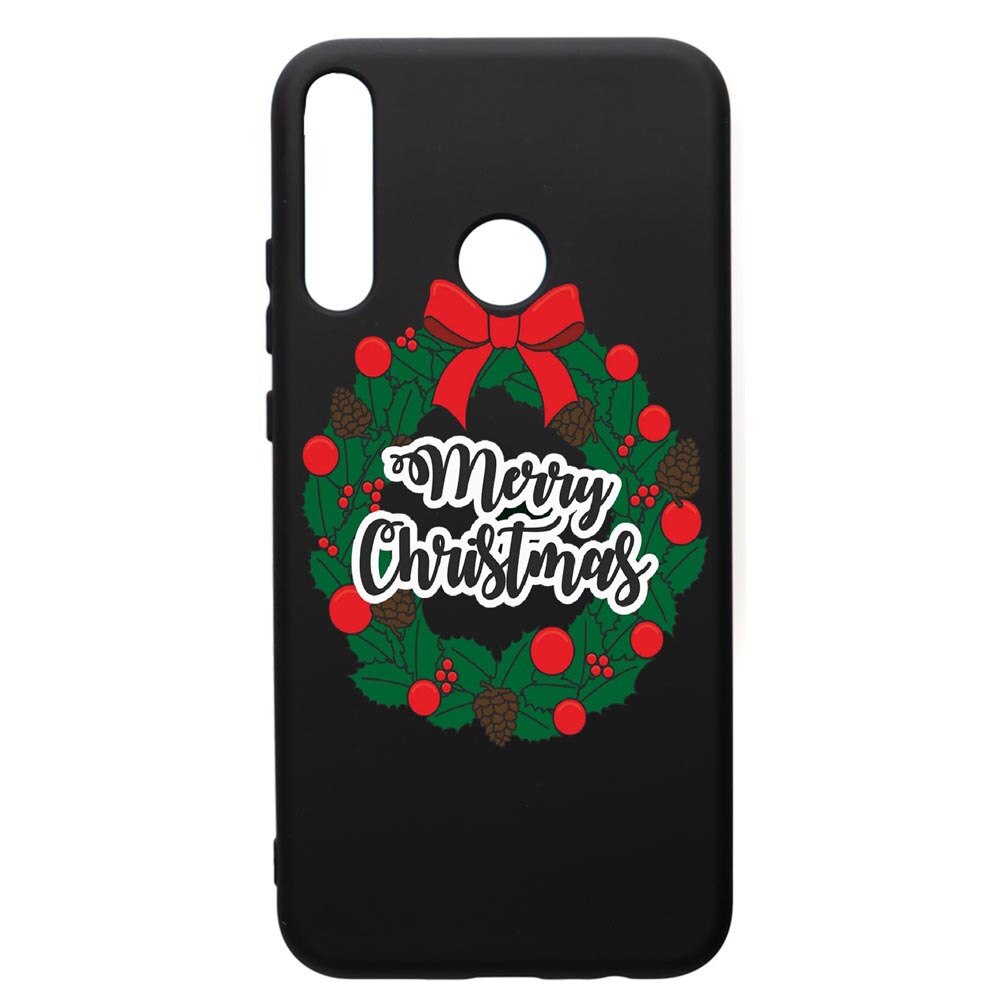 Husa de protectie Huawei P40 Lite E / Y7p, Xmas, silicon, cu interiorul din material textil, protectie camera, PB346