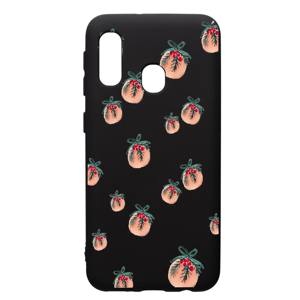 Husa de protectie Samsung Galaxy A20E, Xmas, silicon, cu interiorul din material textil, protectie camera, PB339