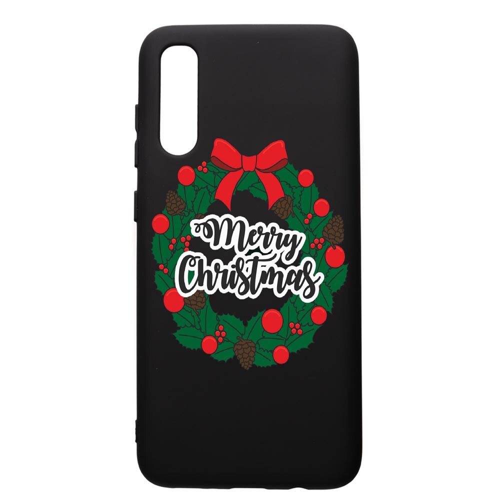 Husa de protectie Samsung Galaxy A70, Xmas, silicon, cu interiorul din material textil, protectie camera, PB346