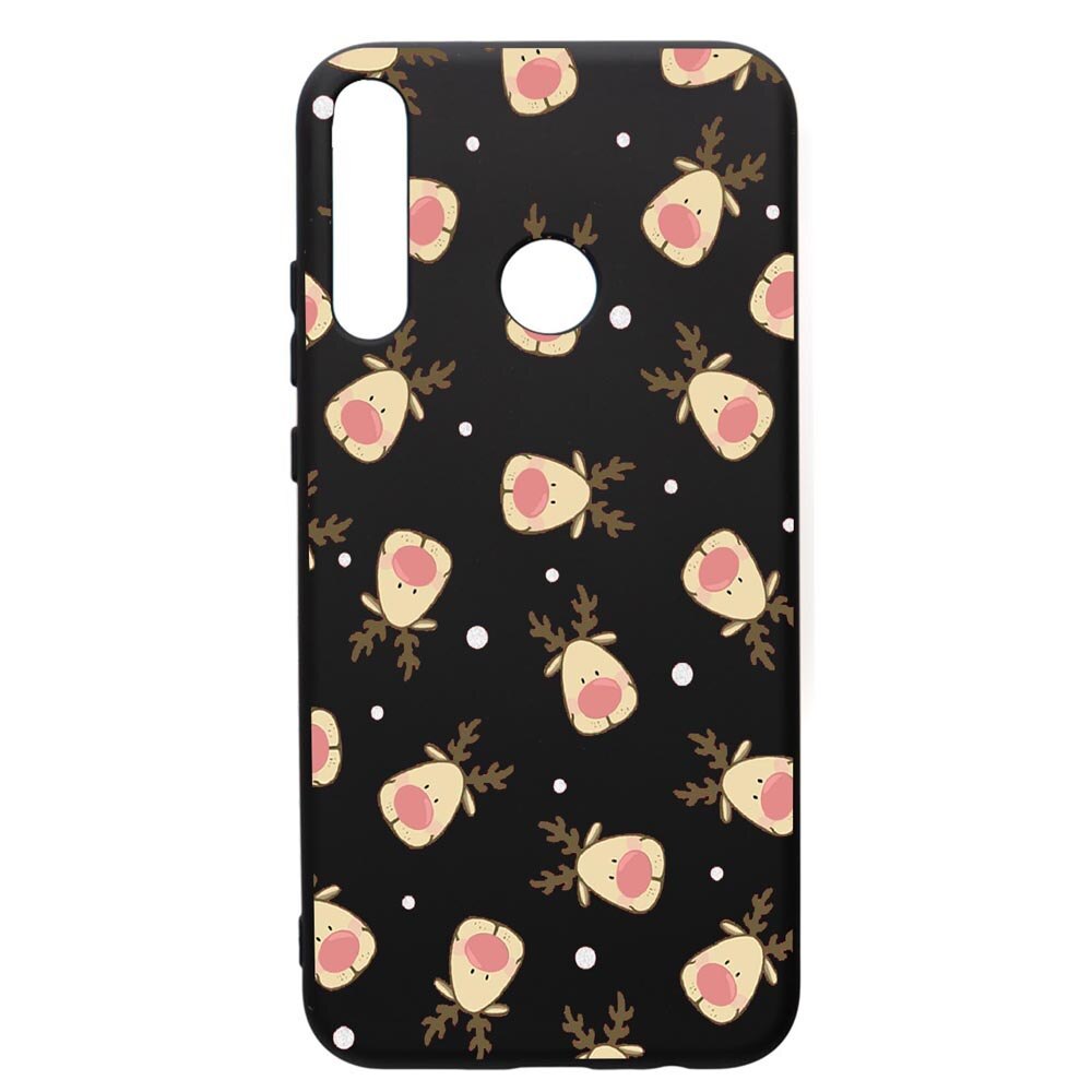 Husa de protectie Huawei P40 Lite E / Y7p, Xmas Reindeer, silicon, cu interiorul din material textil, protectie camera, PB349