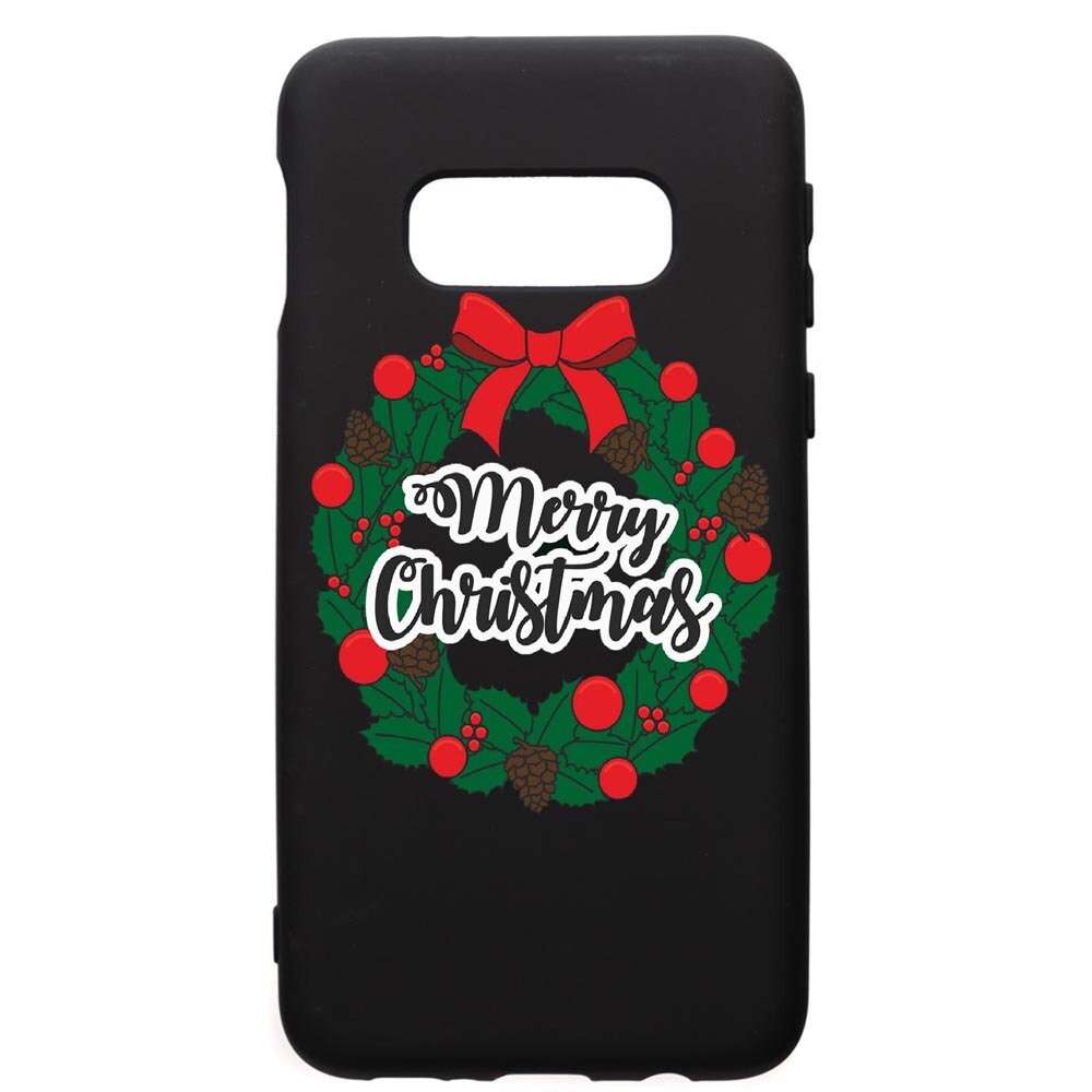 Husa de protectie Samsung Galaxy S10E, Xmas, silicon, cu interiorul din material textil, protectie camera, PB346