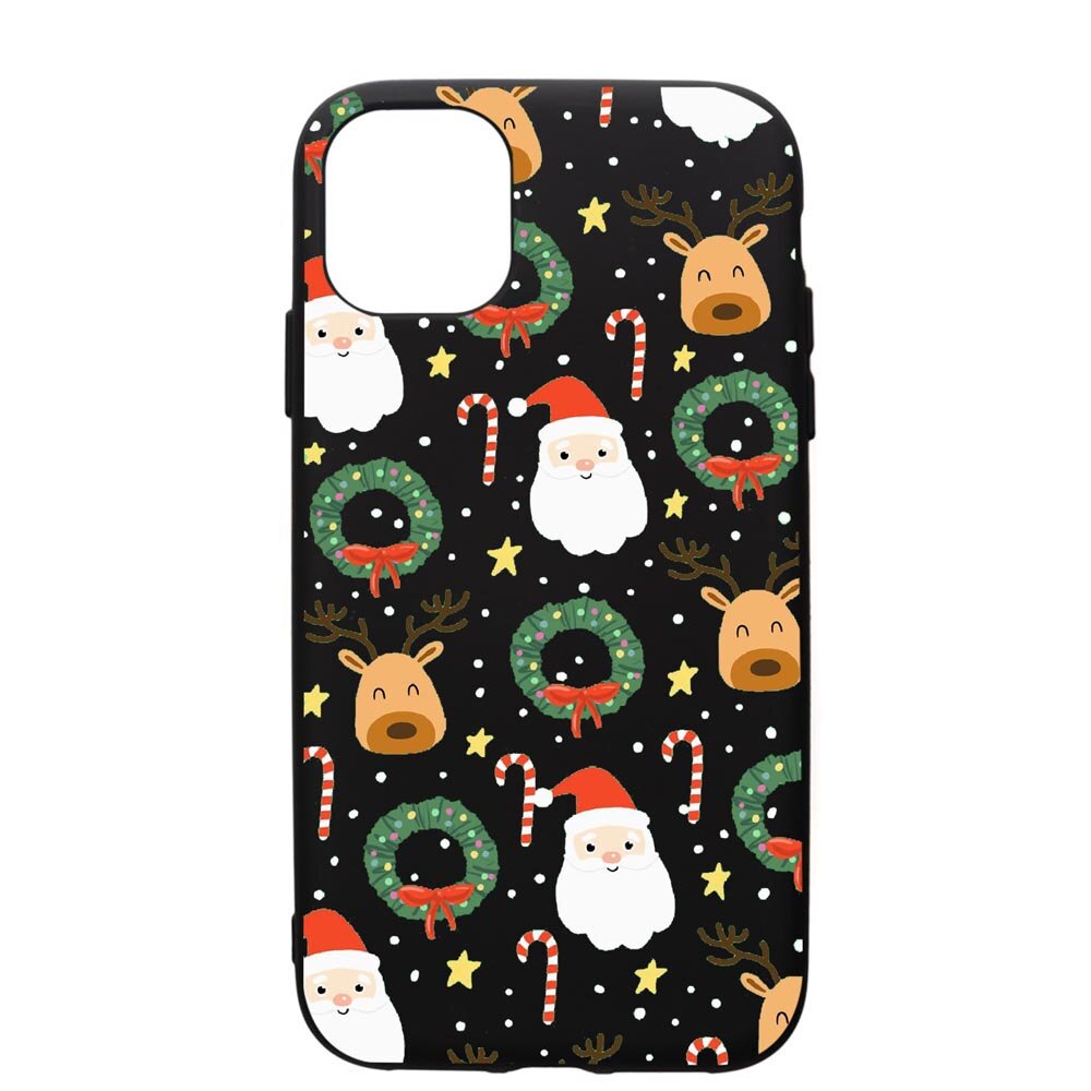 Husa de protectie Apple iPhone 11, Happy, silicon, cu interiorul din material textil, protectie camera, PB350