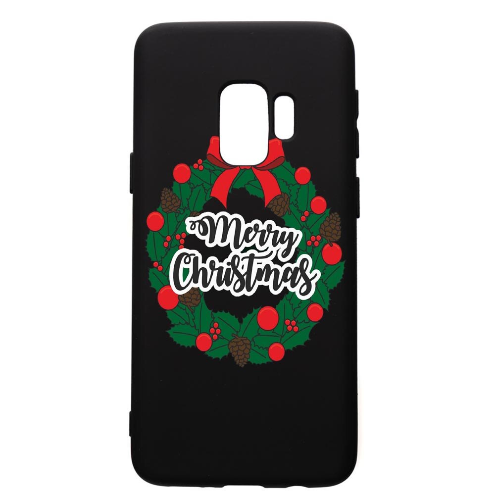 Husa de protectie Samsung Galaxy S9, Xmas, silicon, cu interiorul din material textil, protectie camera, PB346