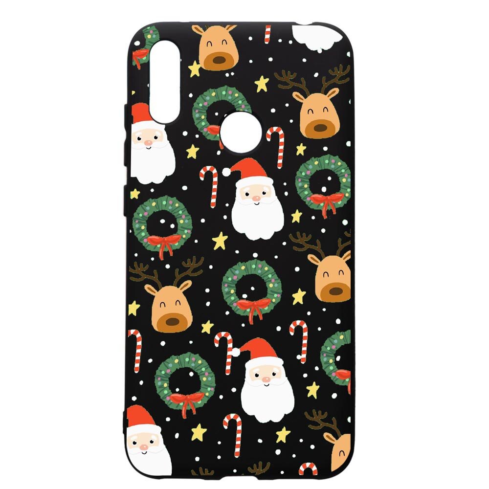 Husa de protectie Huawei Y7 2019, Happy, silicon, cu interiorul din material textil, protectie camera, PB350