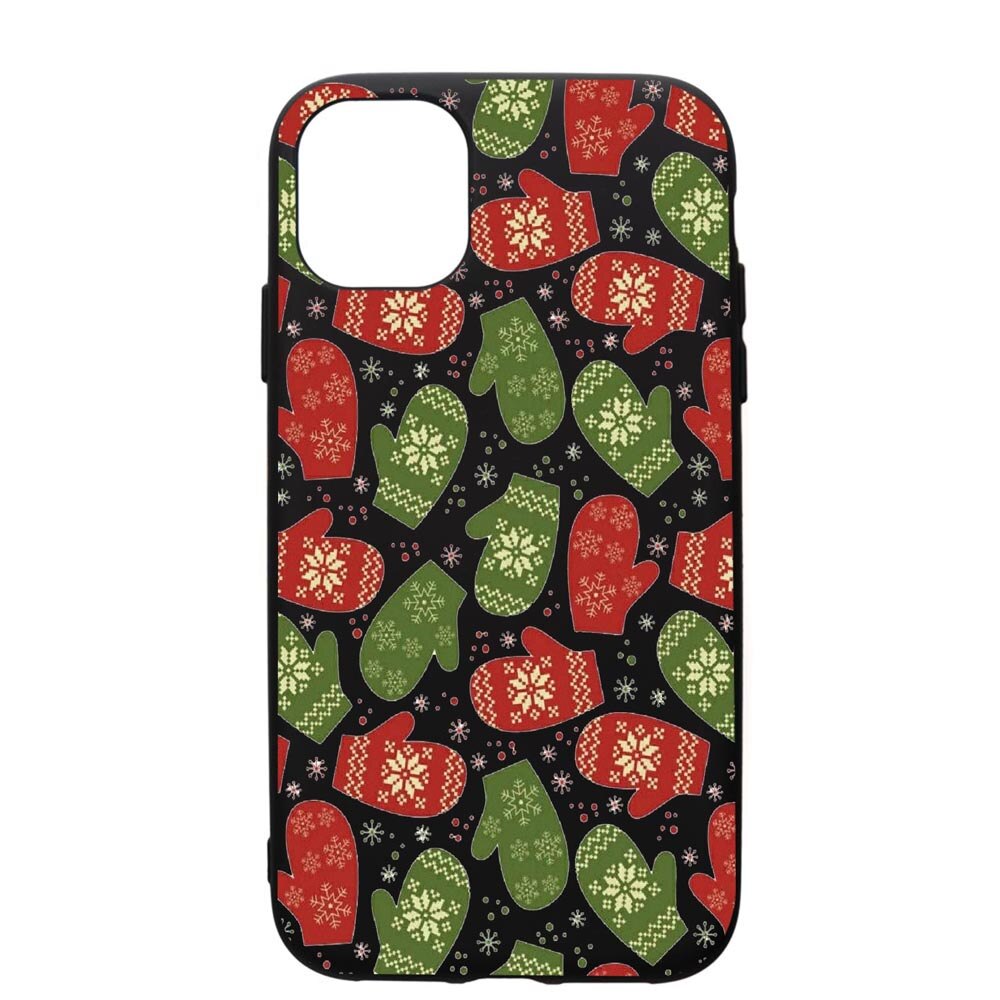 Husa de protectie Apple iPhone 12, Winter, silicon, cu interiorul din material textil, protectie camera, PB352