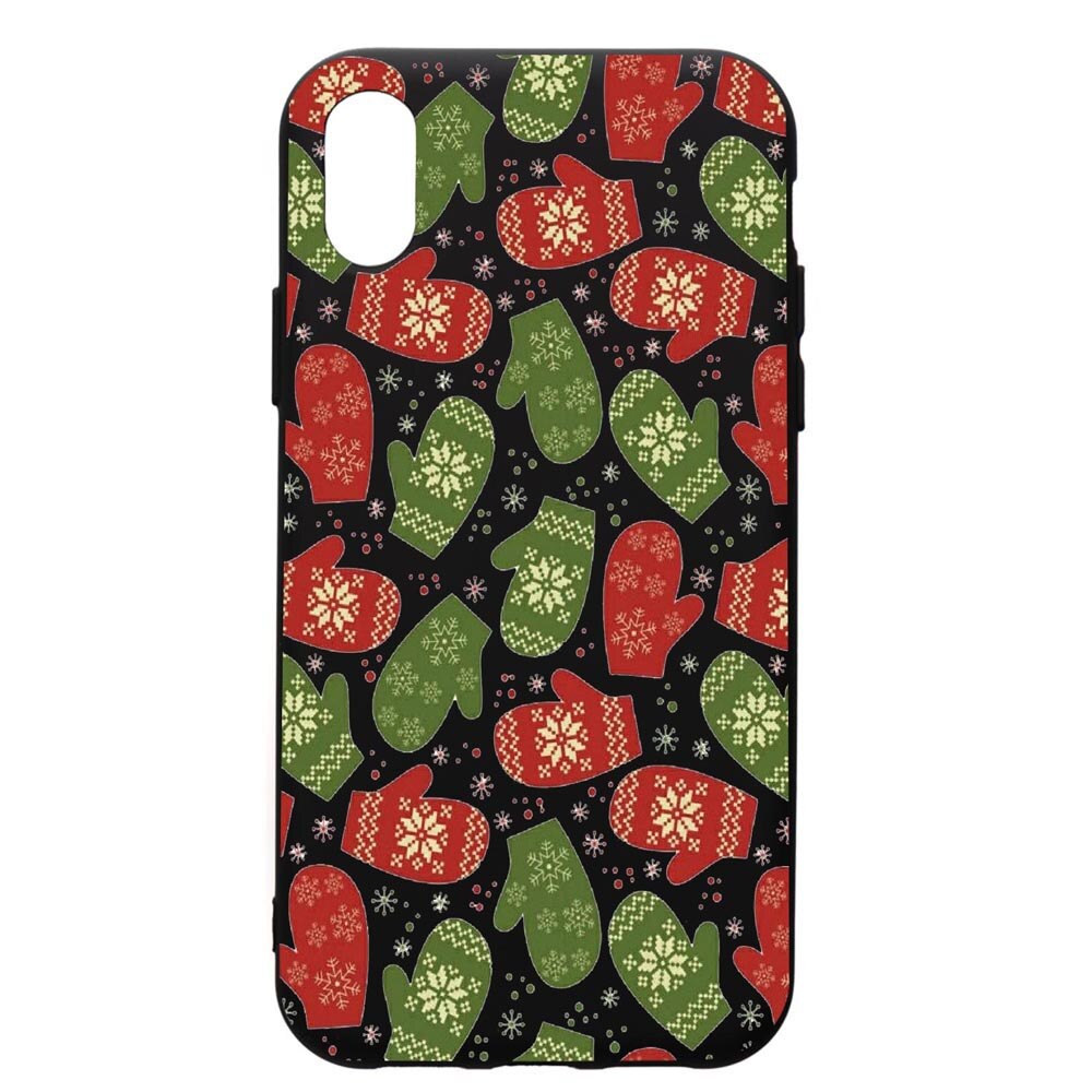 Husa de protectie Apple iPhone XS Max, Winter, silicon, cu interiorul din material textil, protectie camera, PB352