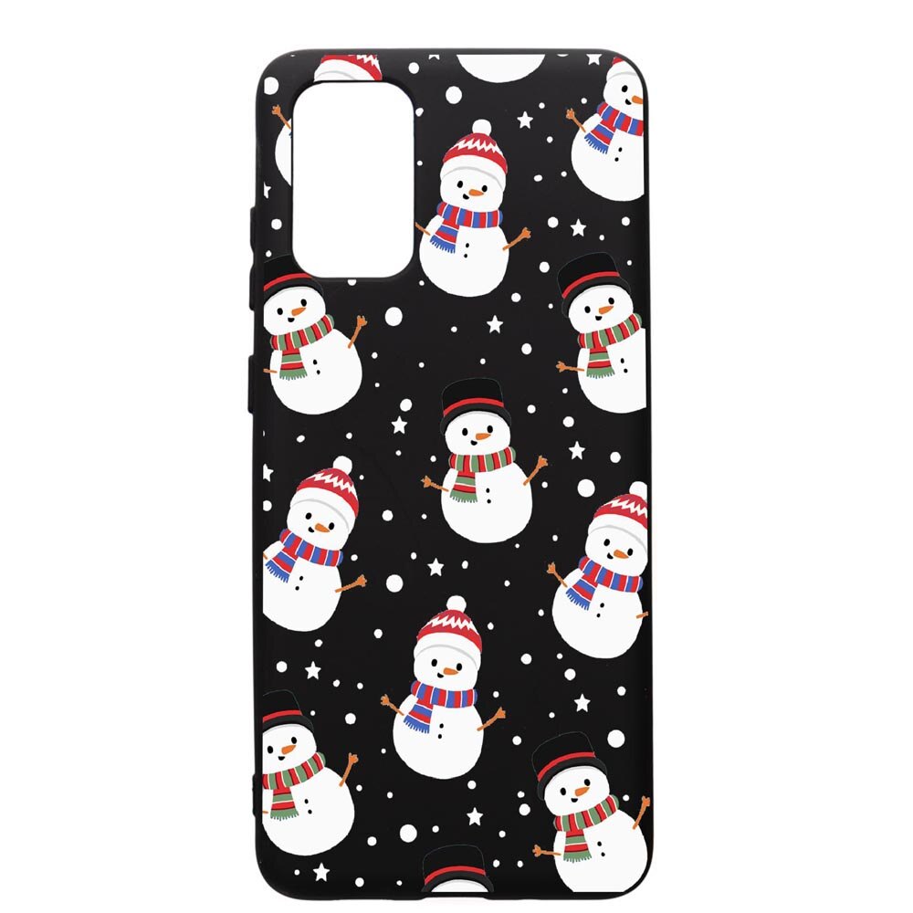 Husa de protectie Huawei P40, Snowman, silicon, cu interiorul din material textil, protectie camera, PB351