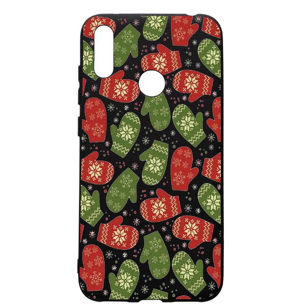 Husa de protectie Huawei Y7 2019, Winter, silicon, cu interiorul din material textil, protectie camera, PB352
