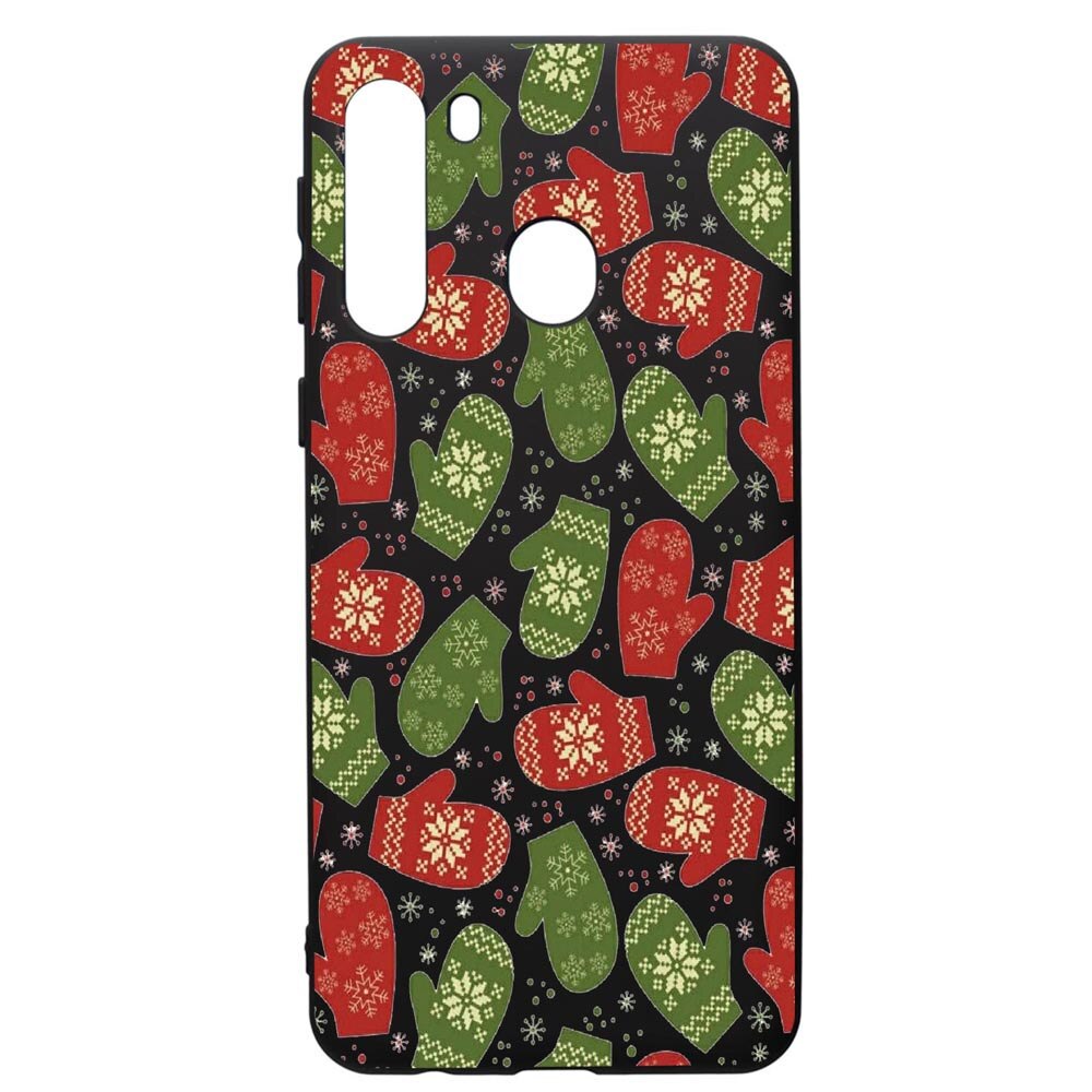 Husa de protectie Samsung Galaxy A21S, Winter, silicon, cu interiorul din material textil, protectie camera, PB352