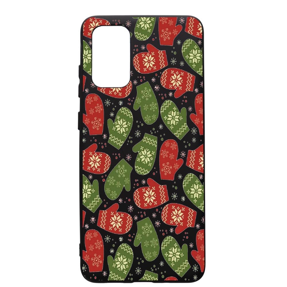 Husa de protectie Samsung Galaxy A41, Winter, silicon, cu interiorul din material textil, protectie camera, PB352