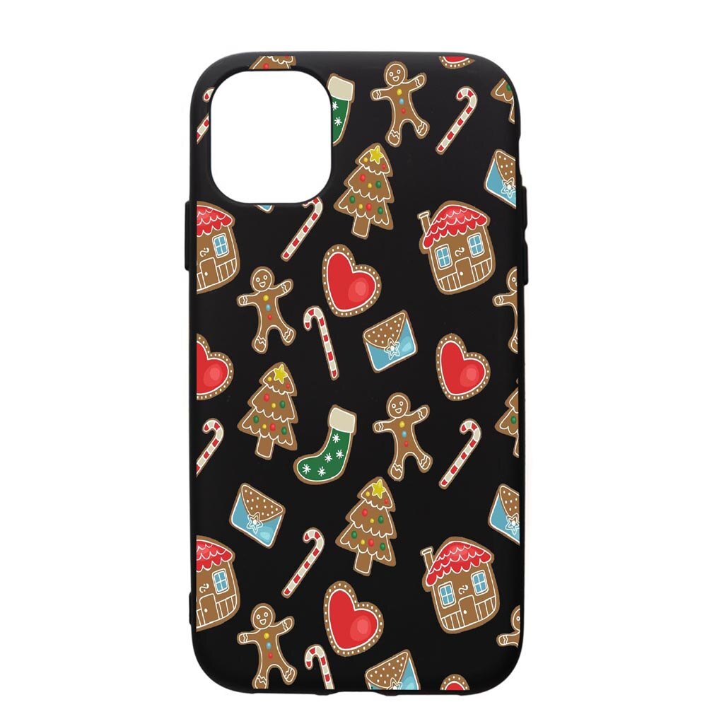 Husa de protectie Apple iPhone 11, Sweets, silicon, cu interiorul din material textil, protectie camera, PB353